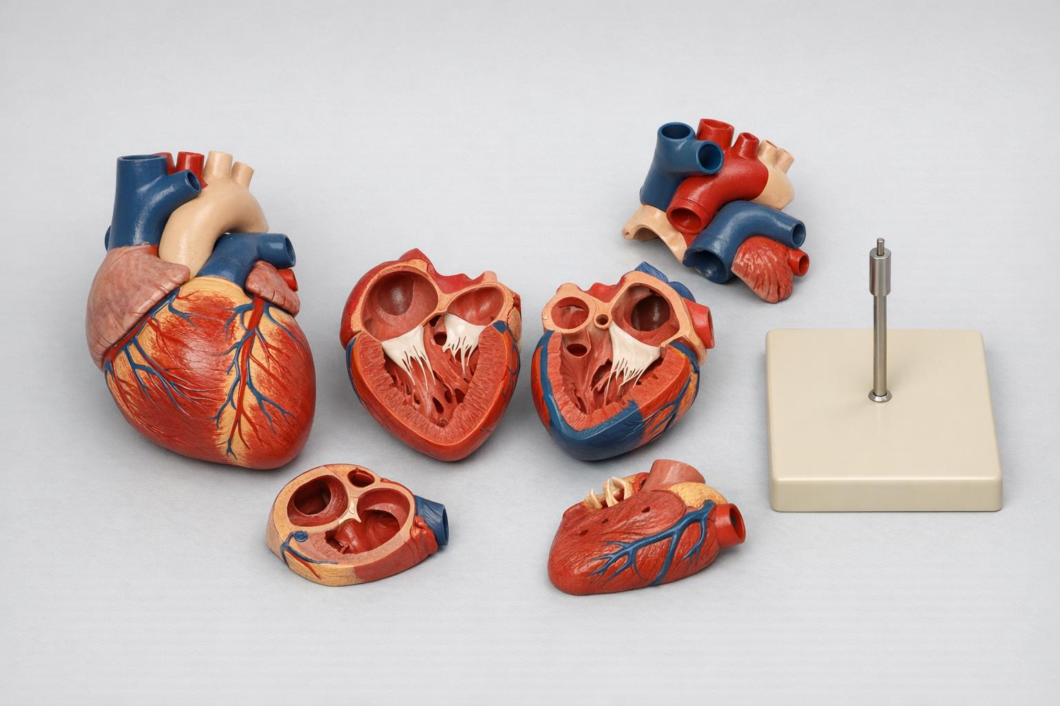 Modele anatomiczne dla studentów – realistyczny model serca z możliwością demontażu